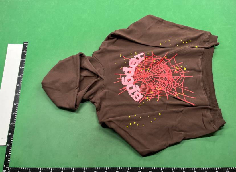 Sp5der 555 hooded sweatshirt casual pants suit -5