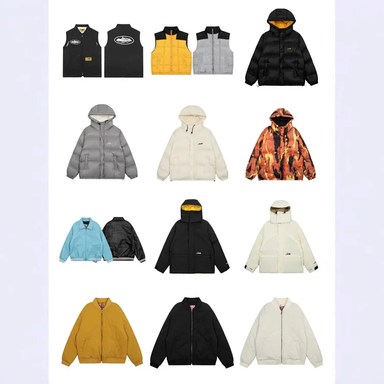 'Black Hooded Puffer Jacket'