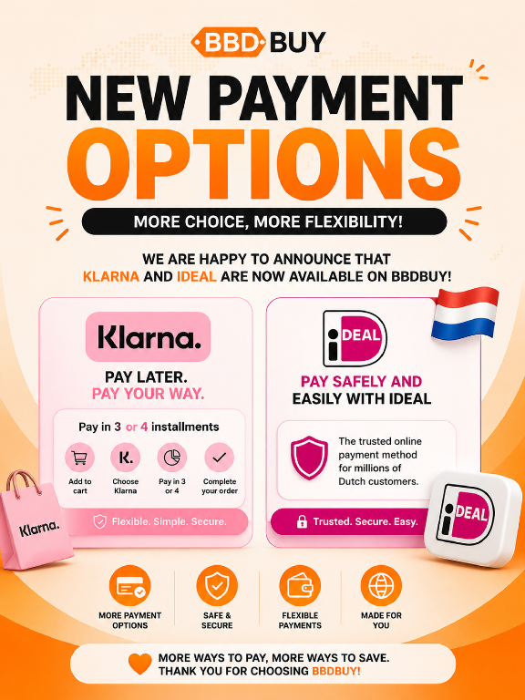 💳 NEW PAYMENT METHODS ON BBDBUY!